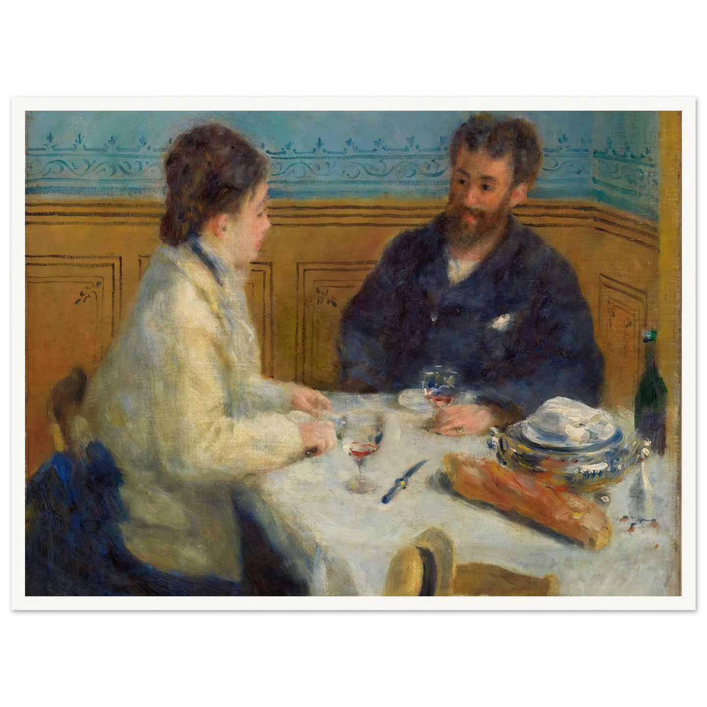 Luncheon (Le Déjeuner) (1875) Art Print | Pierre Auguste Renoir-Quipham Collections