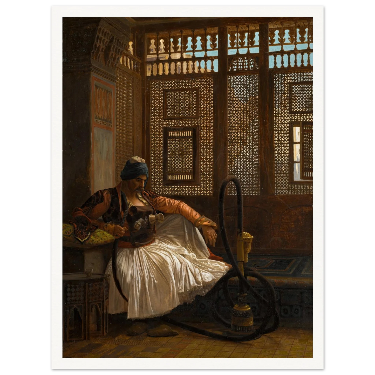 Arnaut at Rest Art Print | Jean Leon Gerome-Quipham Collections