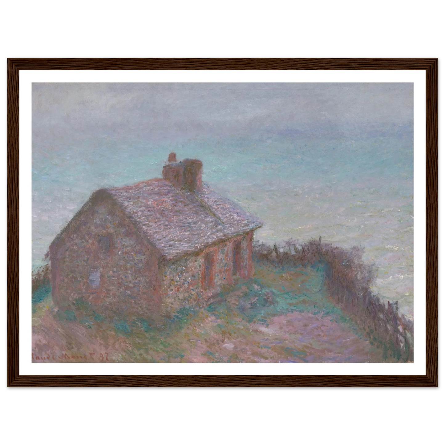 The Customs House at Varengeville (1897) Art Print | Claude Monet-Quipham Collections