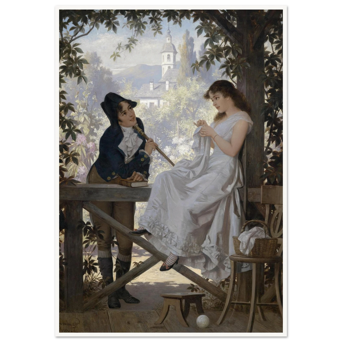 Das Stelldichein Art Print | Carl Schweninger Jr-Quipham Collections