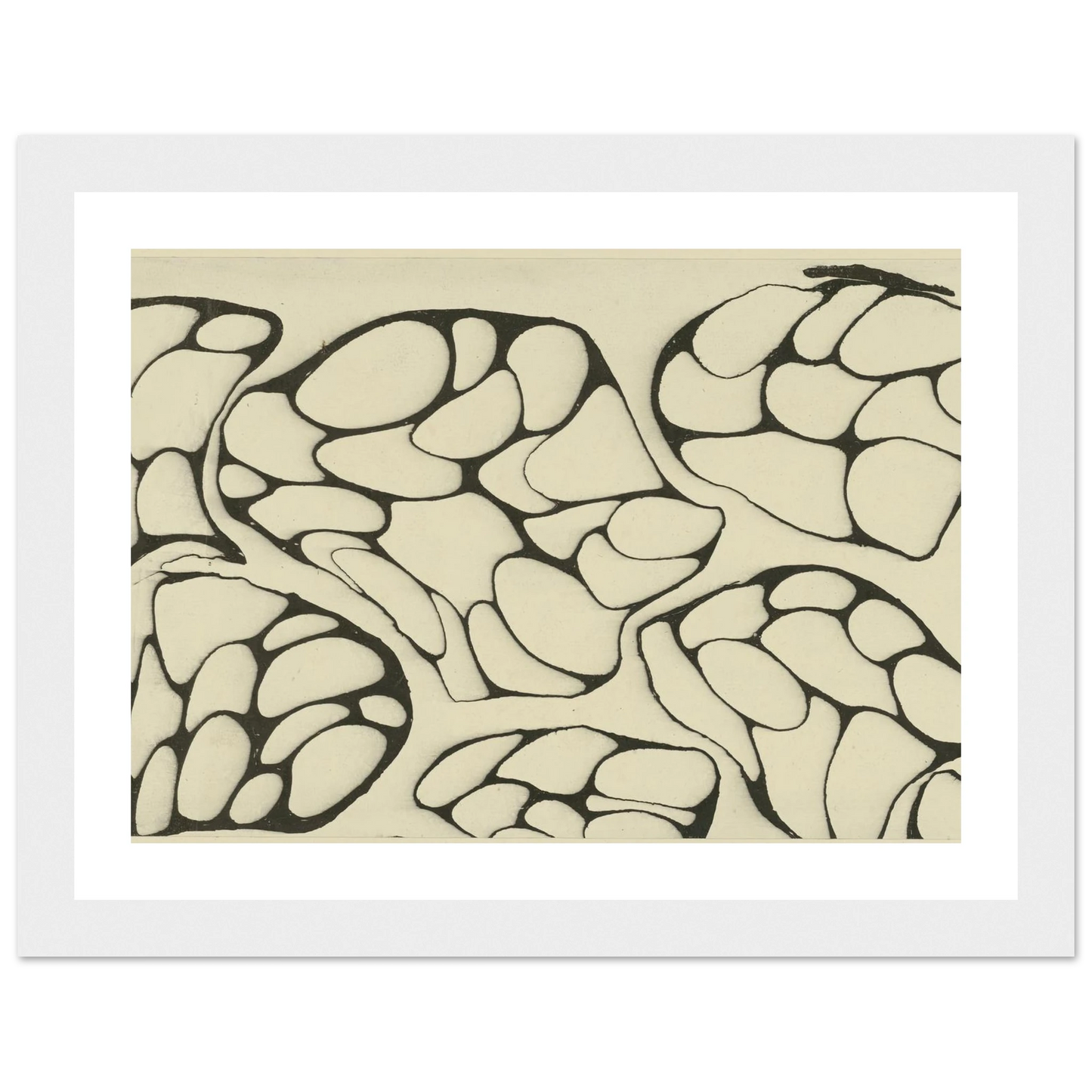 Adermarmorpapier (1903 - 1907) Art Print | Josef Hoffmann-Quipham Collections