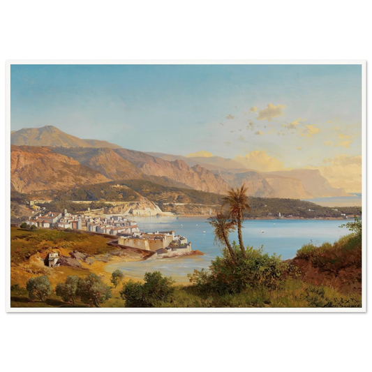 Blick über die Bucht von Villefranche-sur-Mer Art Print | Albert Zimmermann-Quipham Collections