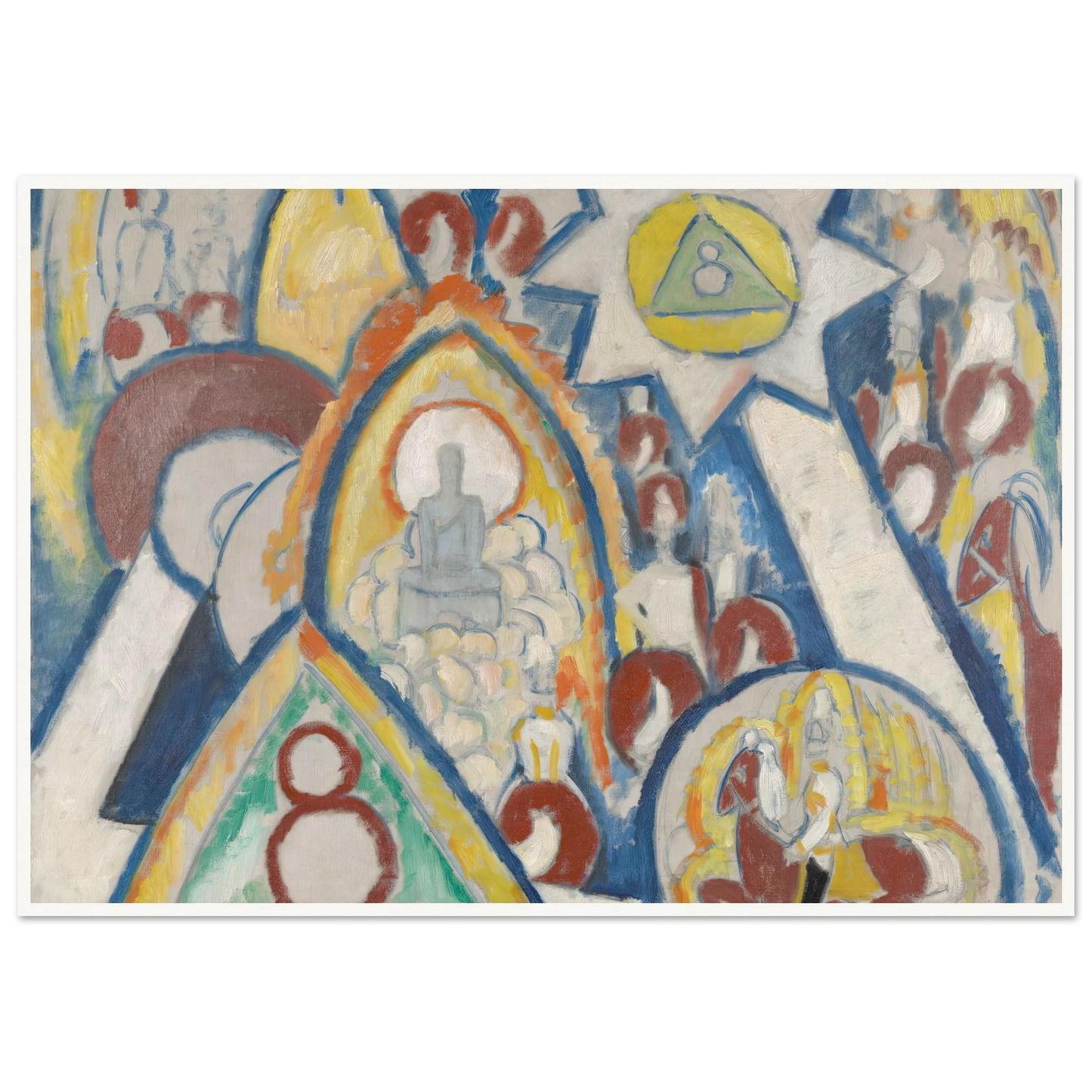 Portrait of Berlin (1913) Art Print | Marsden Hartley-Quipham Collections