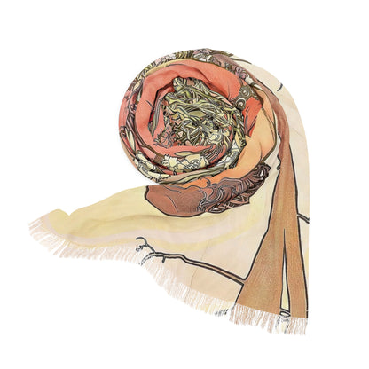 De Forest Phonofilm | Alphonse Mucha Scarf – Art Nouveau Scarf-Quipham Collections