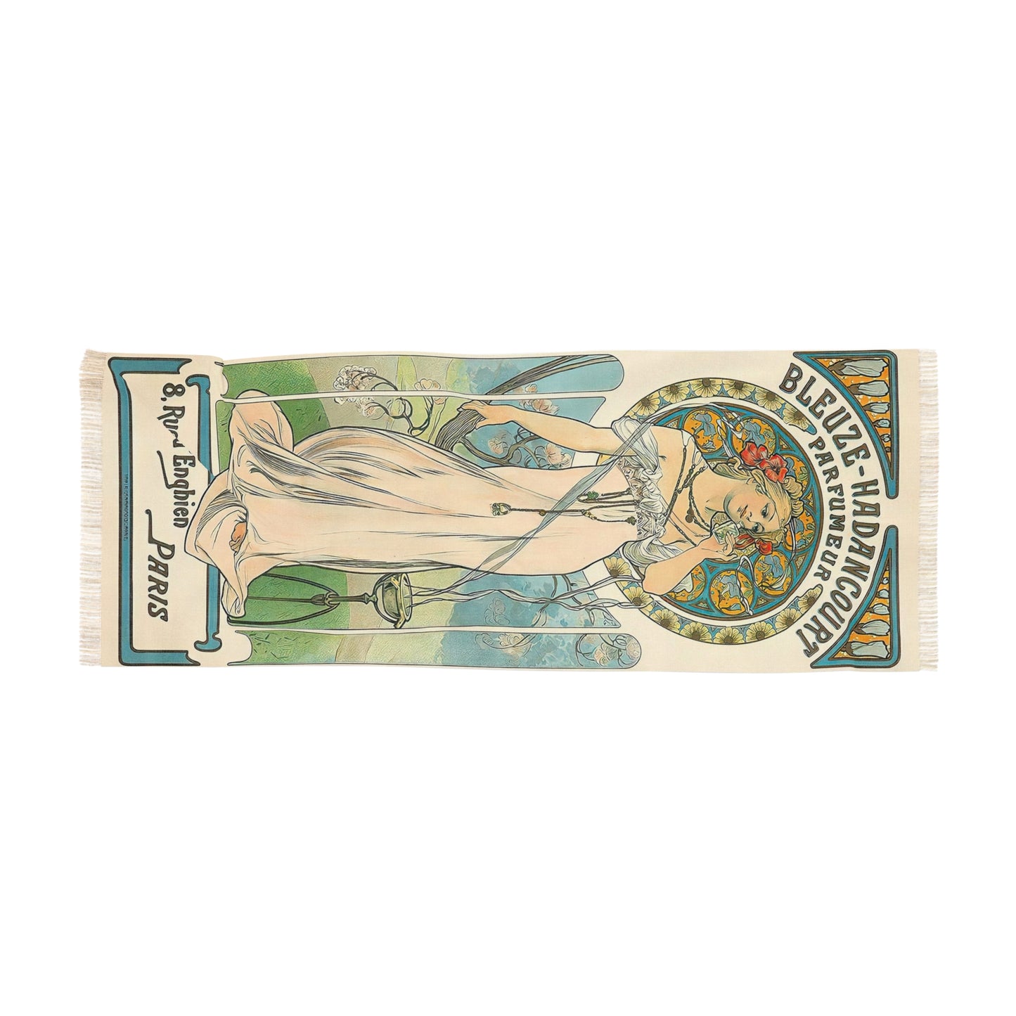 Bleuze-Hadancourt Parfumeur | Alphonse Mucha Scarf – Art Nouveau Scarf-Quipham Collections