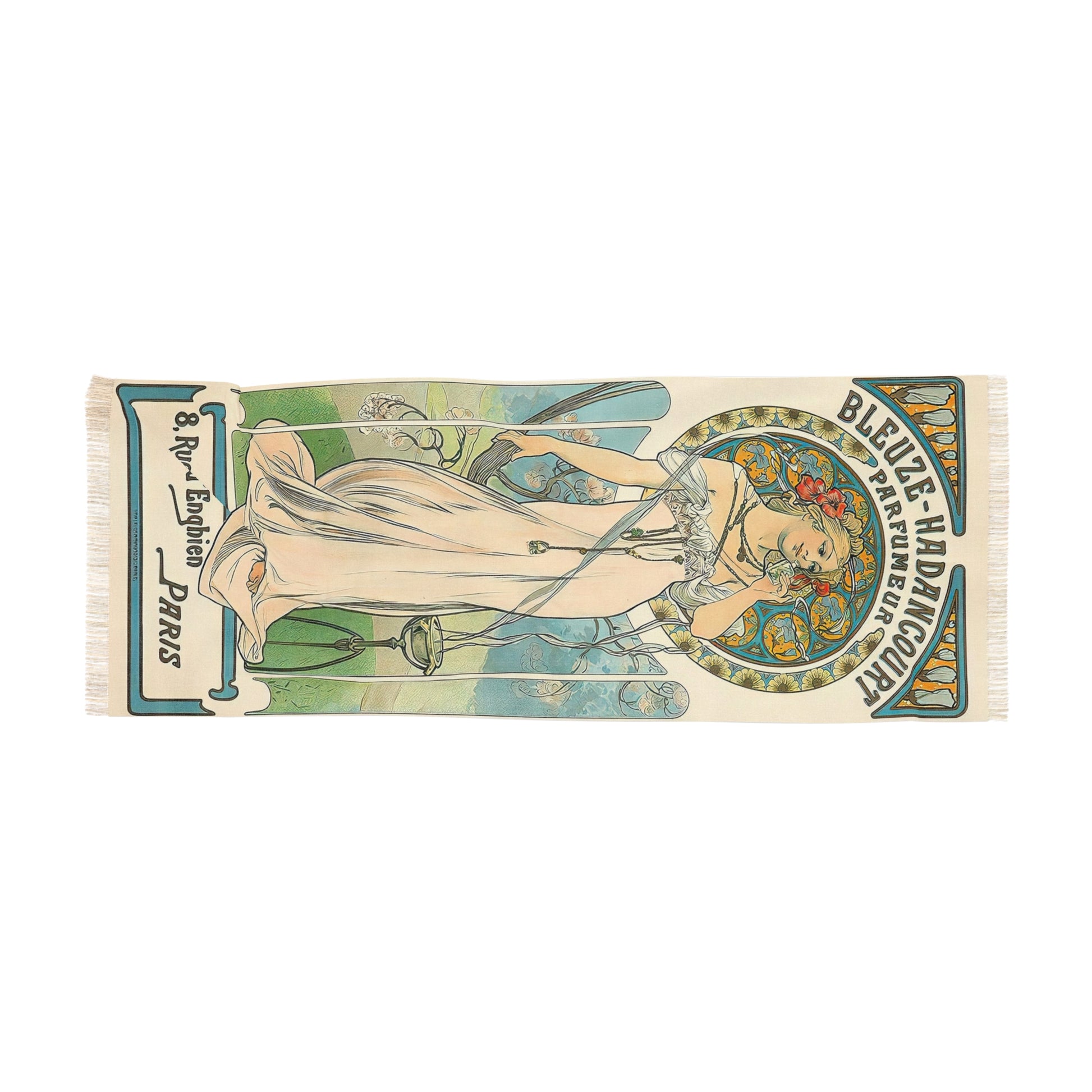 Bleuze-Hadancourt Parfumeur | Alphonse Mucha Scarf – Art Nouveau Scarf-Quipham Collections