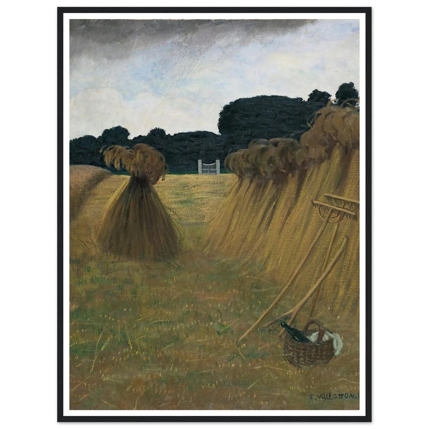 The Sheaves (1914) Art Print | Felix Vallotton-Quipham Collections