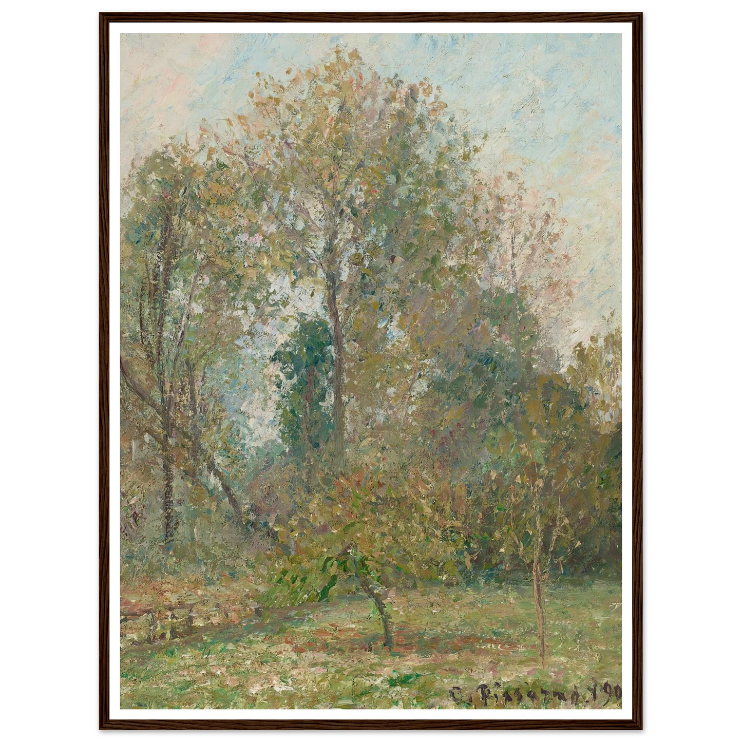 Gelée blanche à Eragny (1902) Art Print | Camille Pissarro-Quipham Collections
