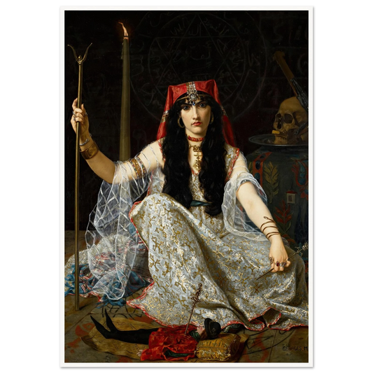 L’Envoûteuse (The Sorceress) (1883) Art Print | Hugues Merle-Quipham Collections