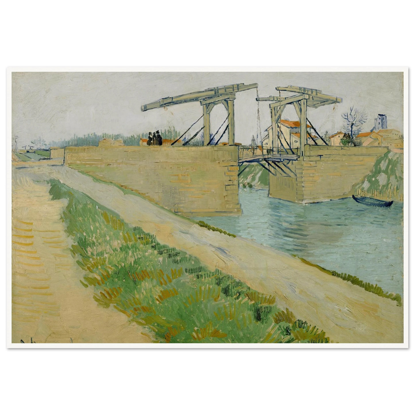 The Langlois bridge (1888) Art Print | Vincent van Gogh-Quipham Collections