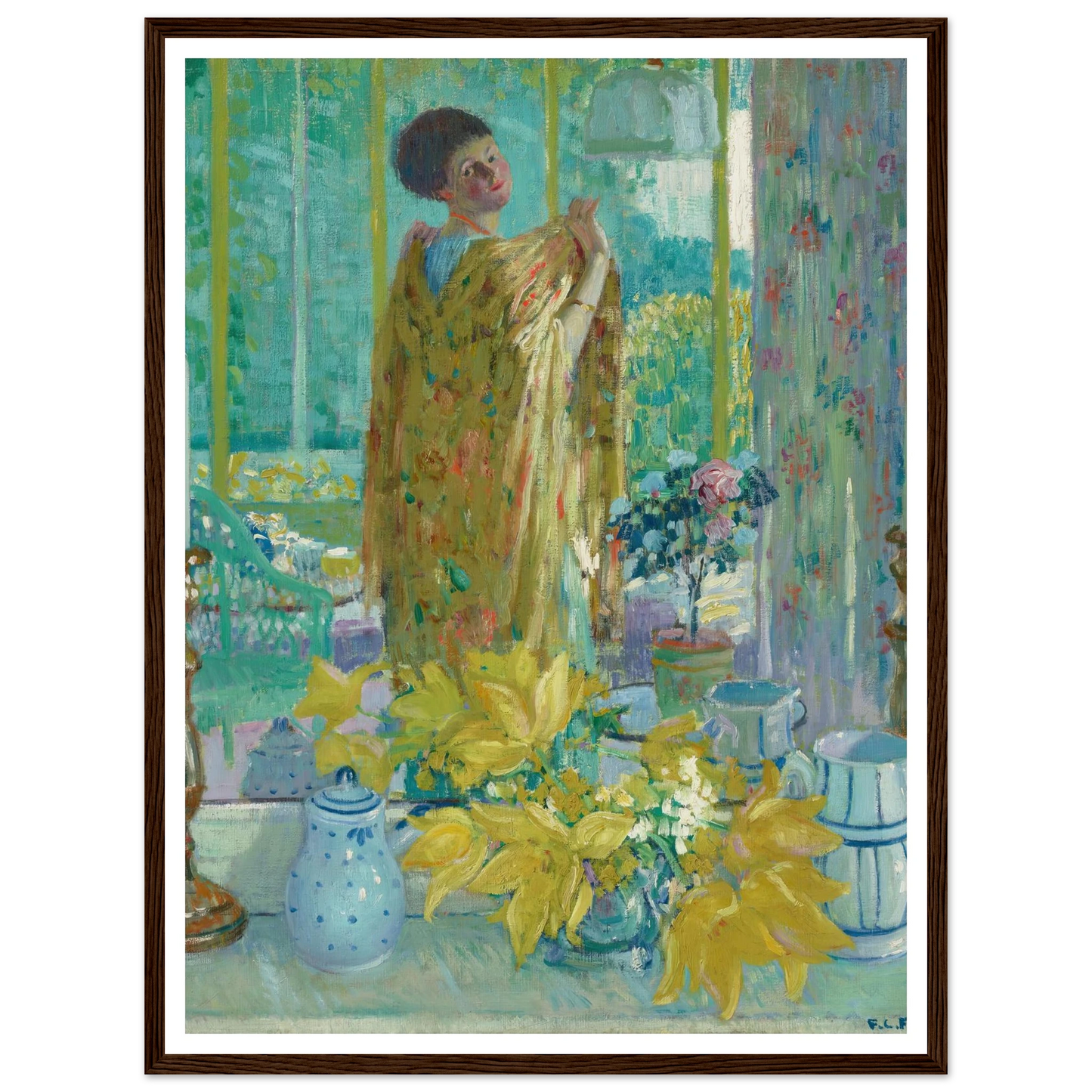 Yellow Tulips (circa 1911-1912) Art Print | Frederick Carl Frieseke-Quipham Collections