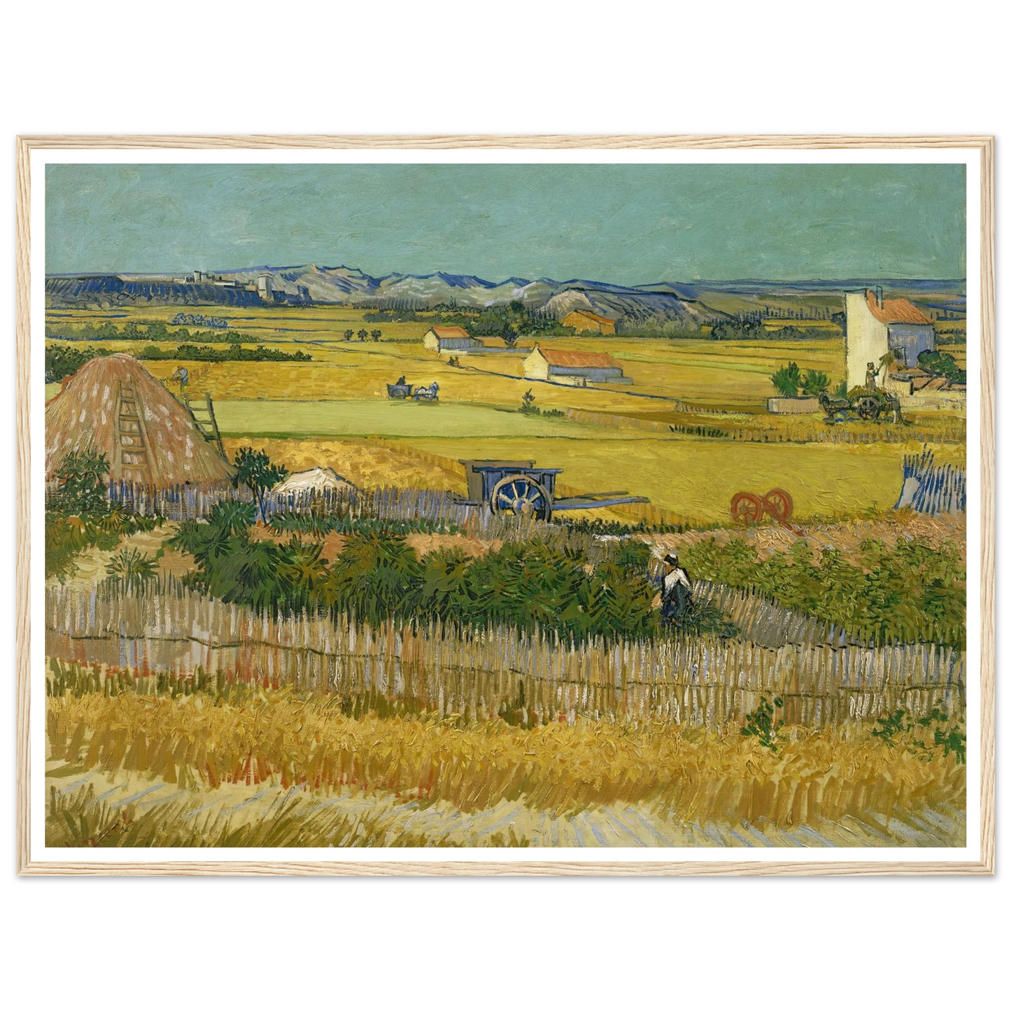 The harvest (1888) Art Print | Vincent van Gogh-Quipham Collections