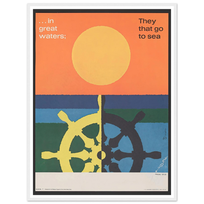 In great water; … Psalms 107_23 (1963) Art Print | Joseph Binder-Quipham Collections