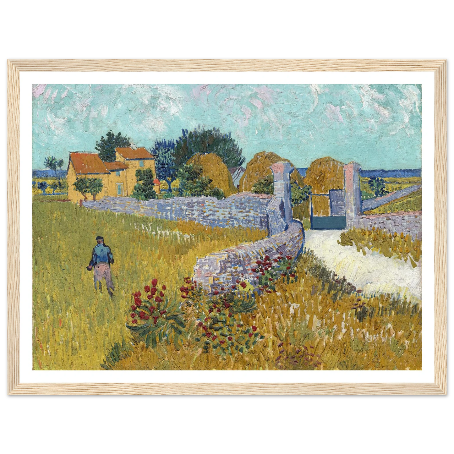 Farmhouse in Provence (1888) Art Print | Vincent van Gogh-Quipham Collections
