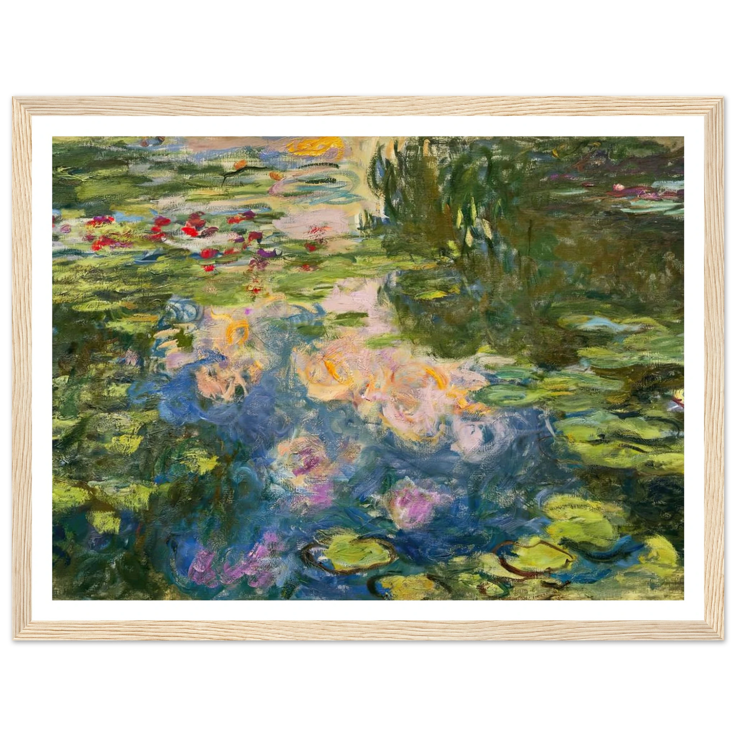 Le Bassin aux nymphéas (1917-19) Art Print | Claude Monet-Quipham Collections