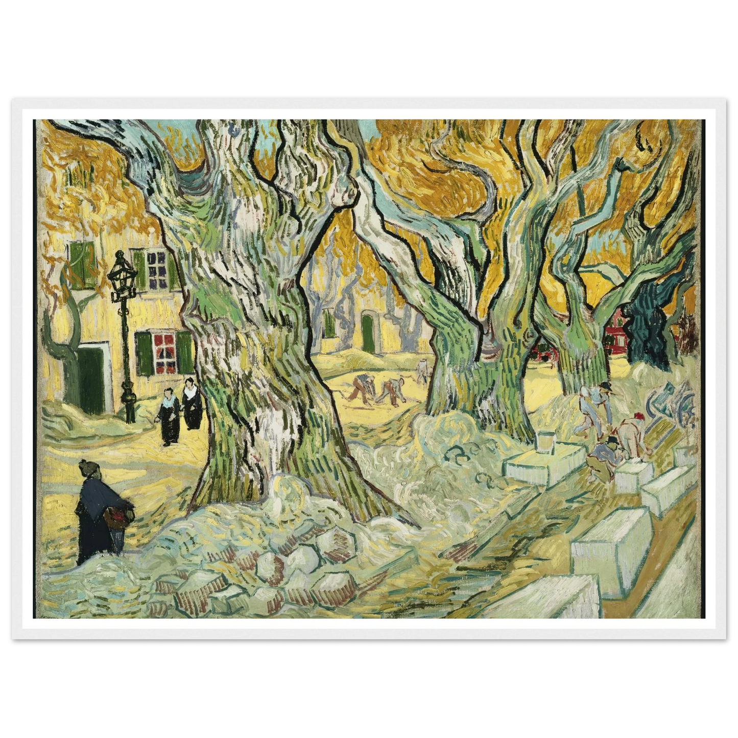 The Road Menders Art Print | Vincent van Gogh-Quipham Collections