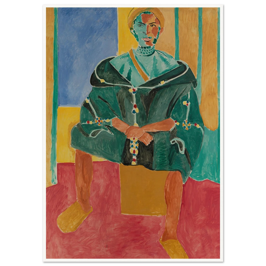 Seated Riffian (Le Rifain assis) (1912) Art Print | Henri Matisse-Quipham Collections