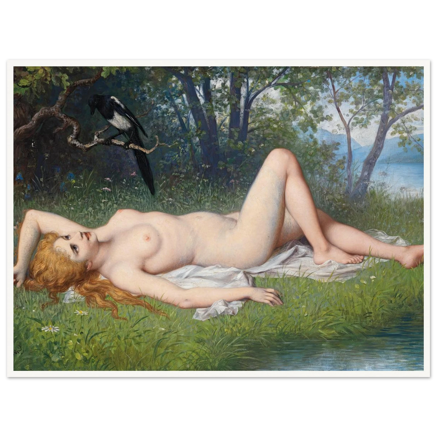 Die Elster Art Print | Carl Schweninger Jr-Quipham Collections