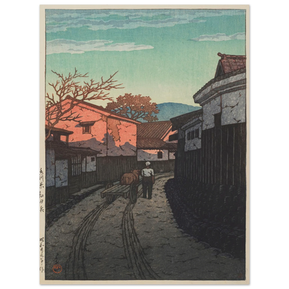 Kagawa-ken Wadahama (Wadahama in Kagawa Prefecture) (1954) Art Print | Kawase Hasui-Quipham Collections