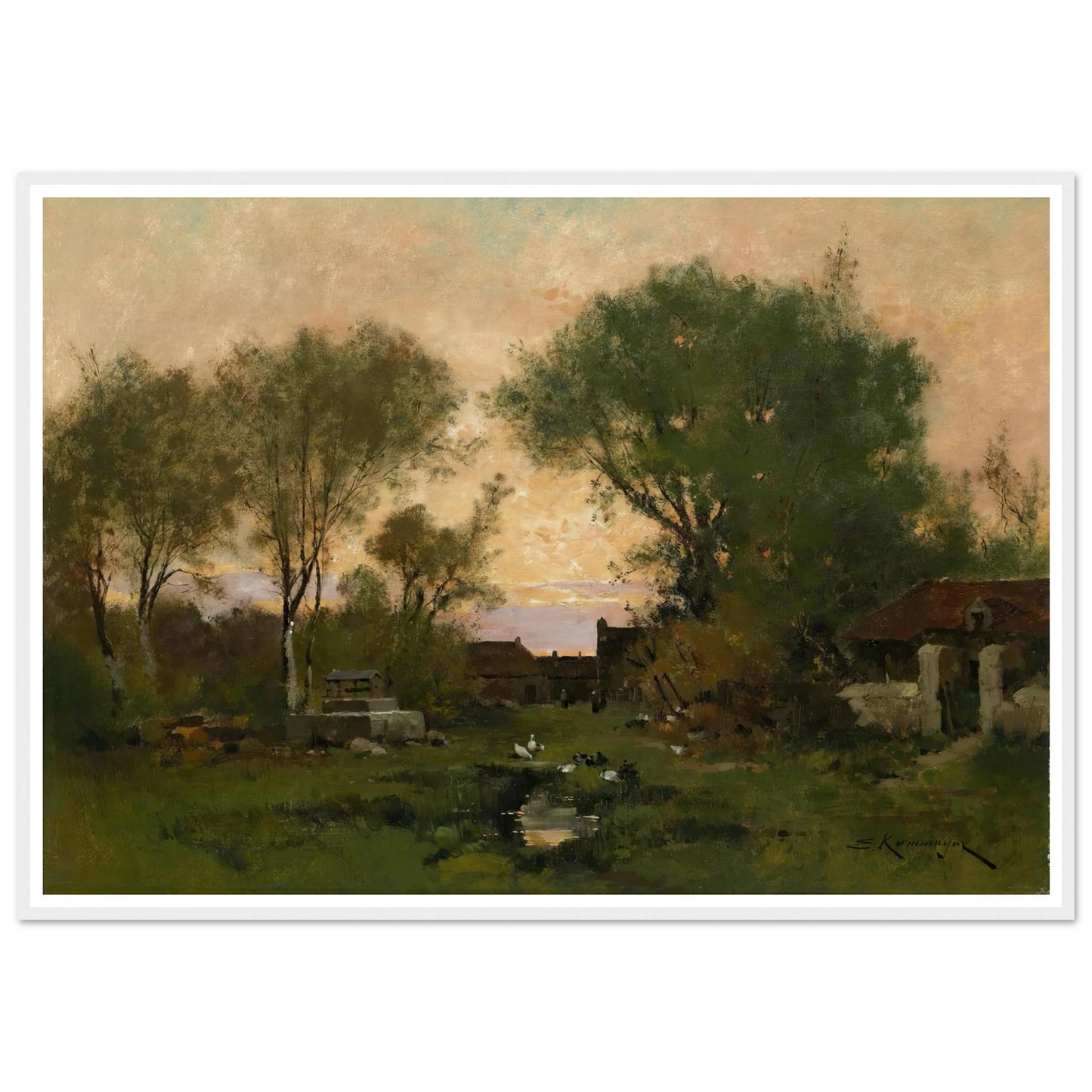 Abendstimmung Art Print | Eugene Galien Laloue-Quipham Collections