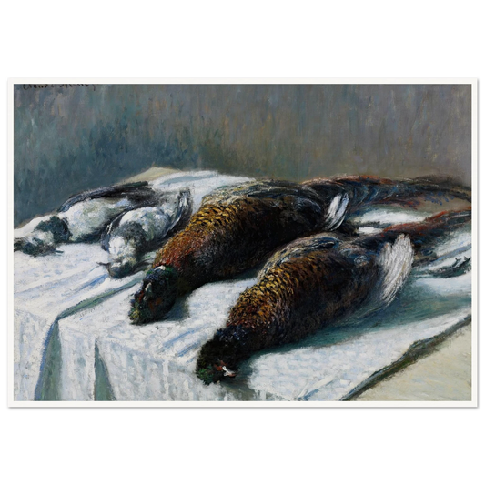 Still Life with Pheasants and Plovers (1879) Art Print | Claude Monet-Quipham Collections