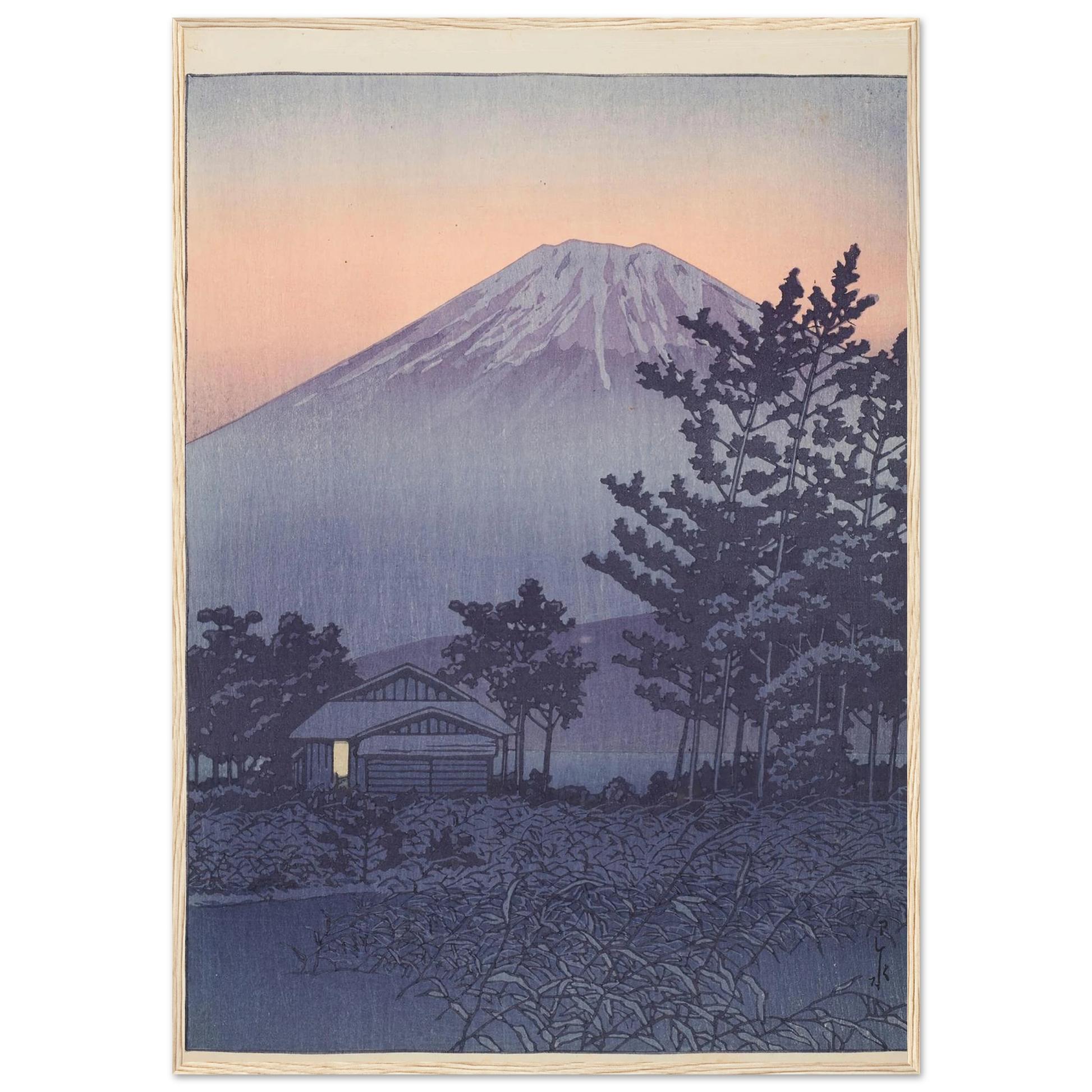 Yamanakako (Lake Yamanaka) (1936) Art Print | Kawase Hasui-Quipham Collections