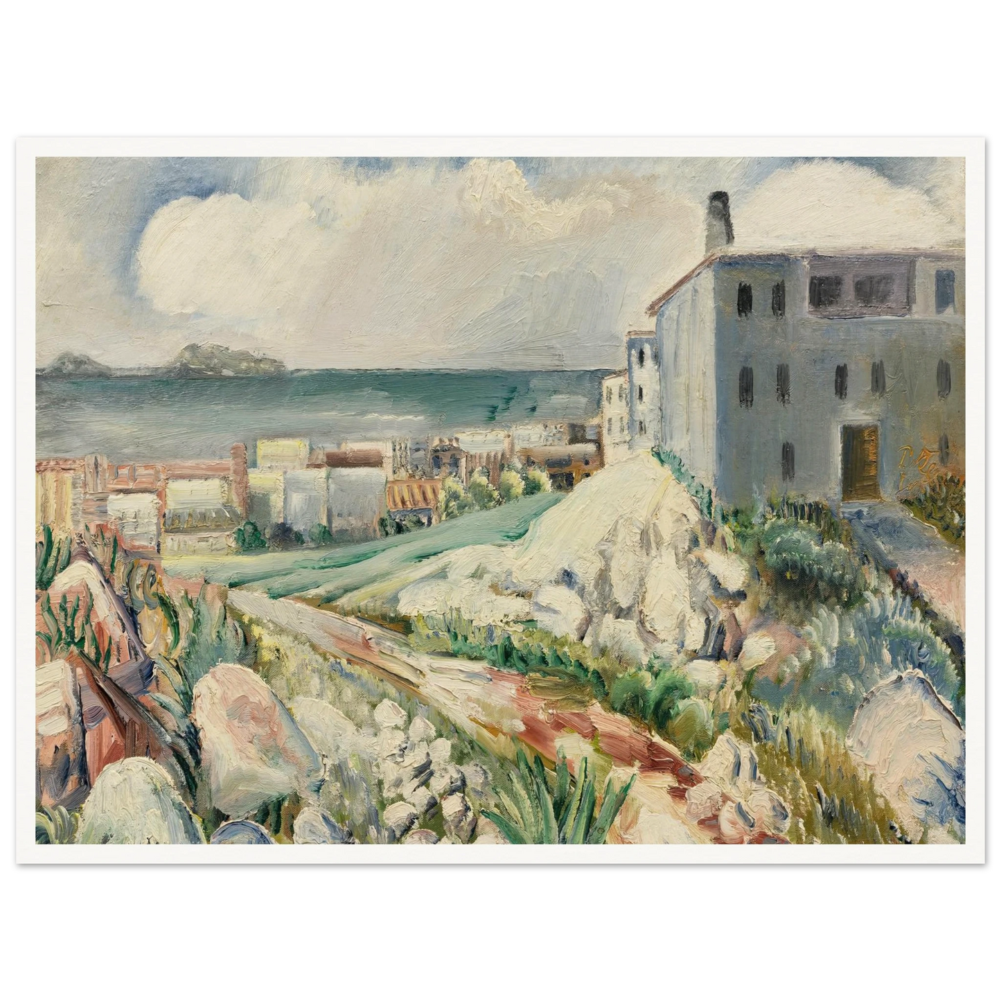 Landschaft bei Marseille (1930) Art Print | Paul Kleinschmidt-Quipham Collections