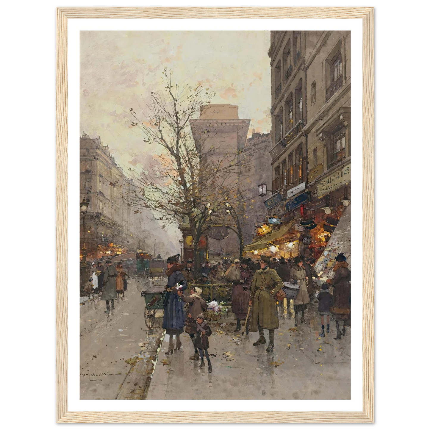 La Porte Saint Denis, Paris Art Print | Eugene Galien Laloue-Quipham Collections