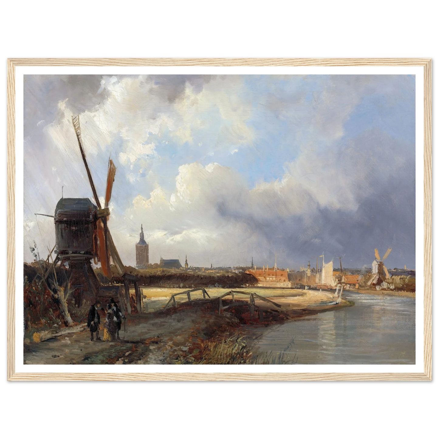 View of The Hague (c. 1850 - c. 1852) Art Print | Cornelis Springer-Quipham Collections