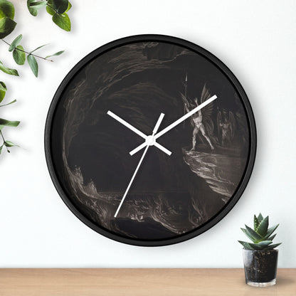 Satan Arousing the Fallen Angels Wall Clock | John Martin-Quipham Collections