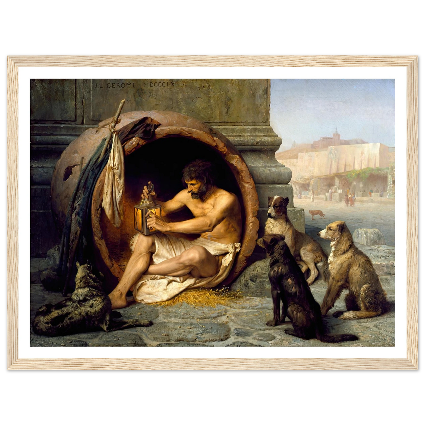 Diogenes (1860) Art Print | Jean Leon Gerome-Quipham Collections