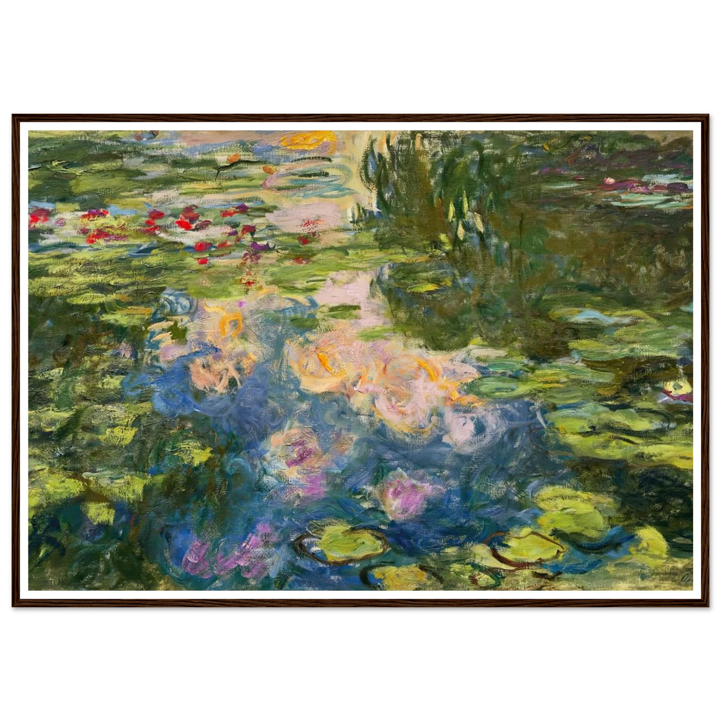 Le Bassin aux nymphéas (1917-19) Art Print | Claude Monet-Quipham Collections