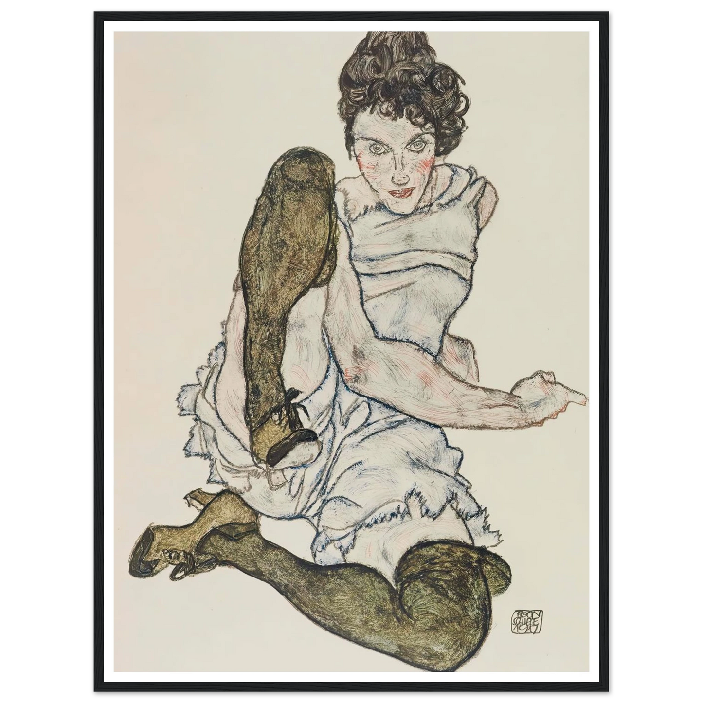 Handzeichnungen (1920) Art Print | Egon Schiele-Quipham Collections