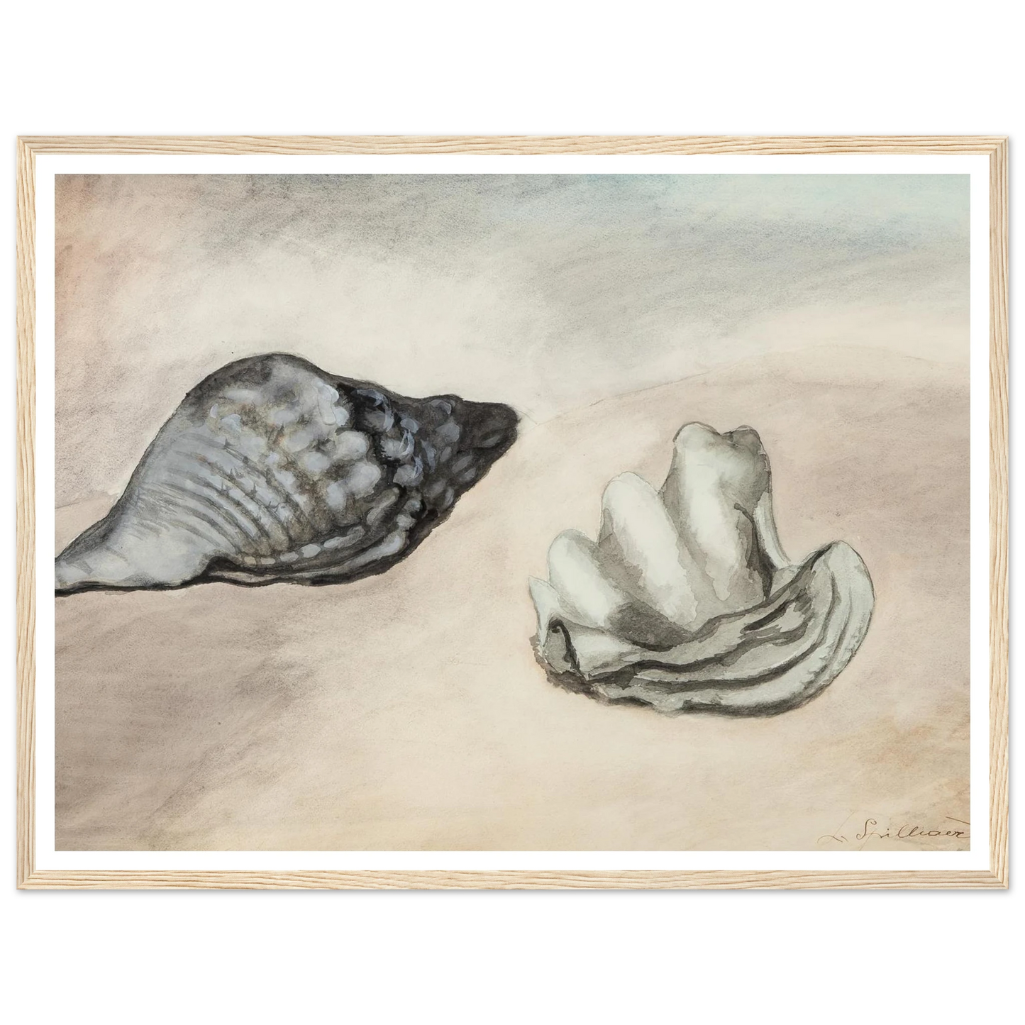Coquillages (1933) Art Print | Leon Spilliaert-Quipham Collections