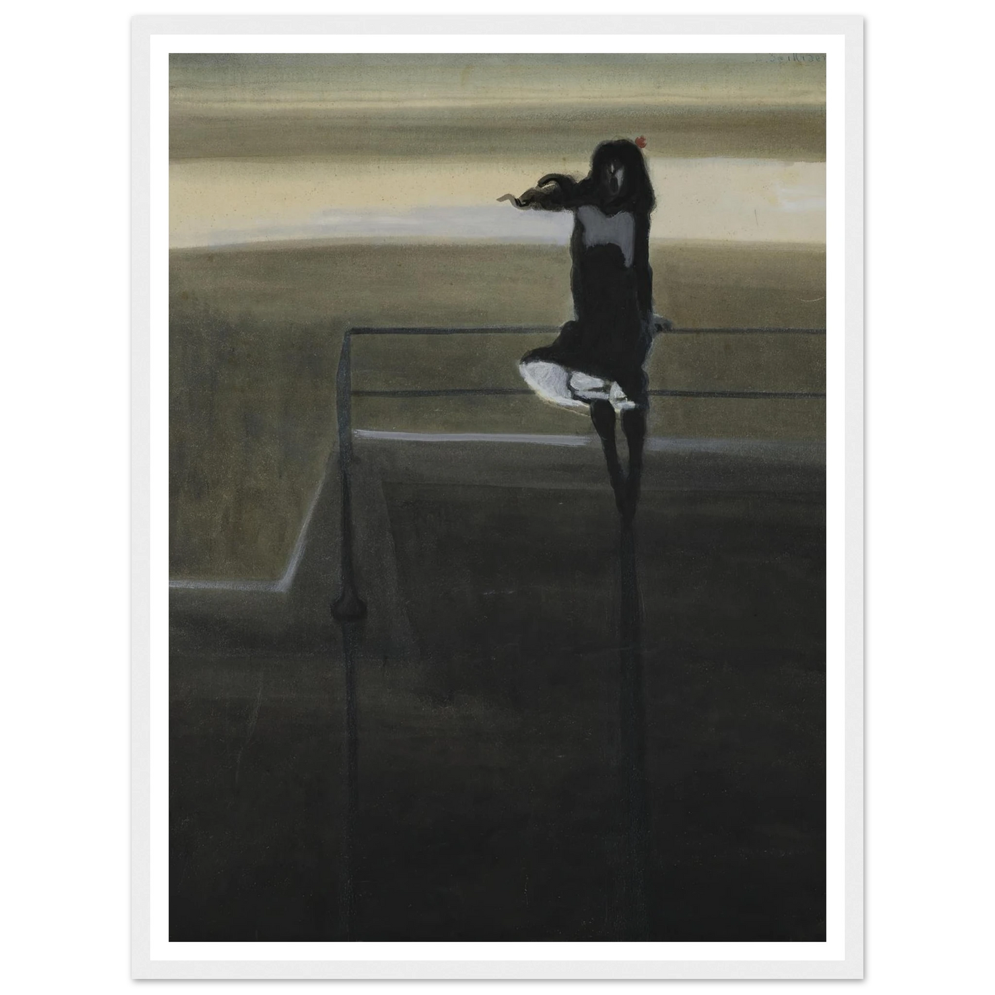 The gust of wind (1904) Art Print | Leon Spilliaert-Quipham Collections