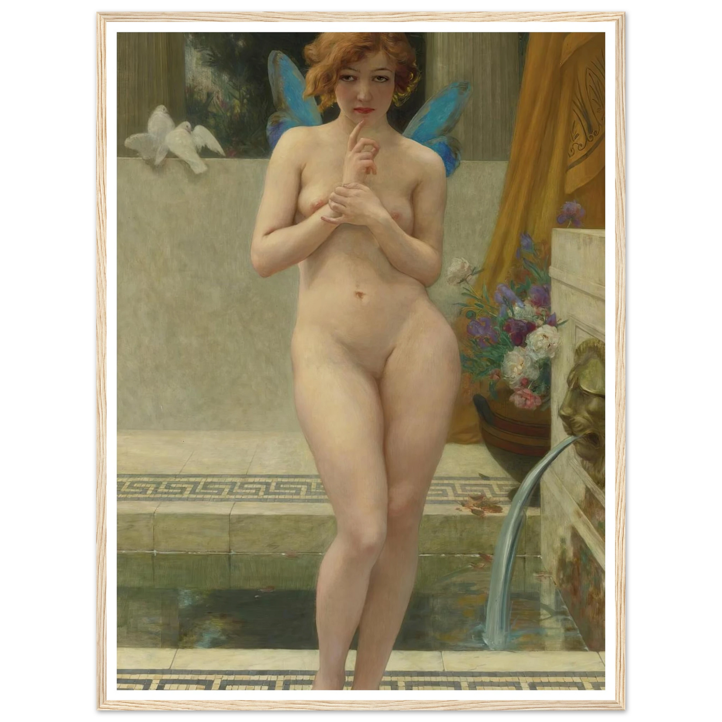 Psyche A La Fontaine Art Print | Guillaume Seignac-Quipham Collections
