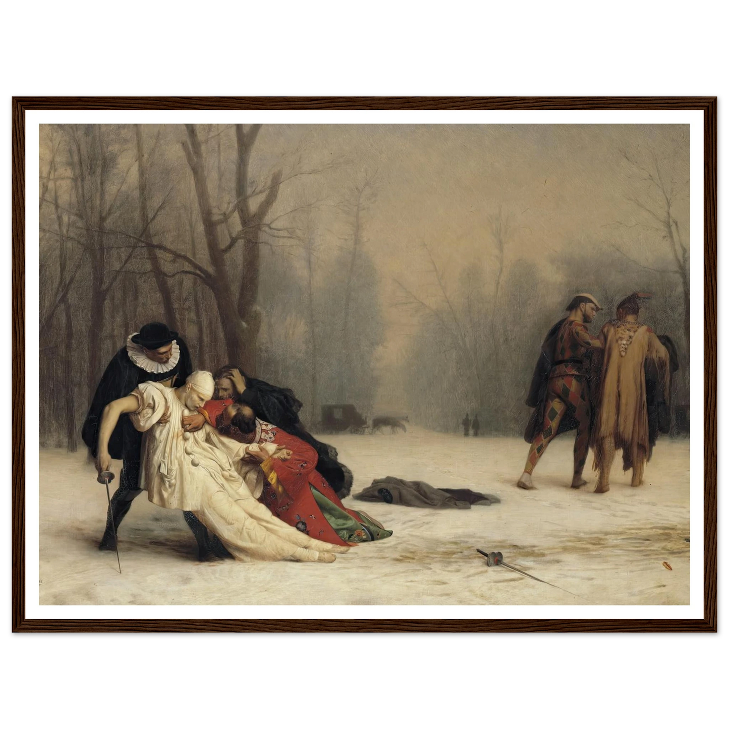 The Duel After the Masquerade (1857) Art Print | Jean Leon Gerome-Quipham Collections