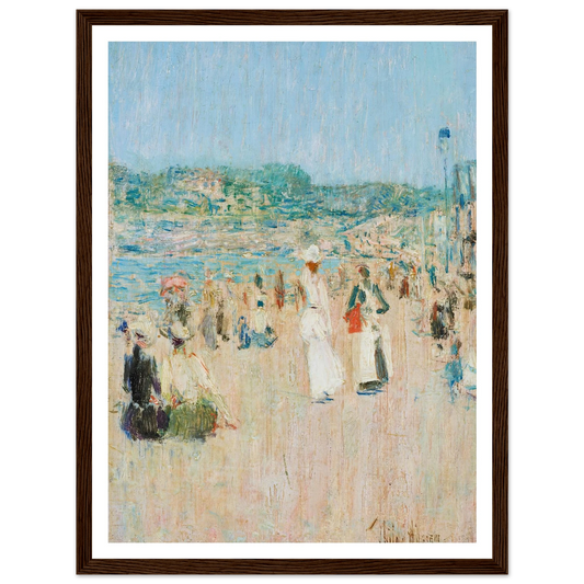Beach at Newport (1901) Art Print | Childe Hassam-Quipham Collections
