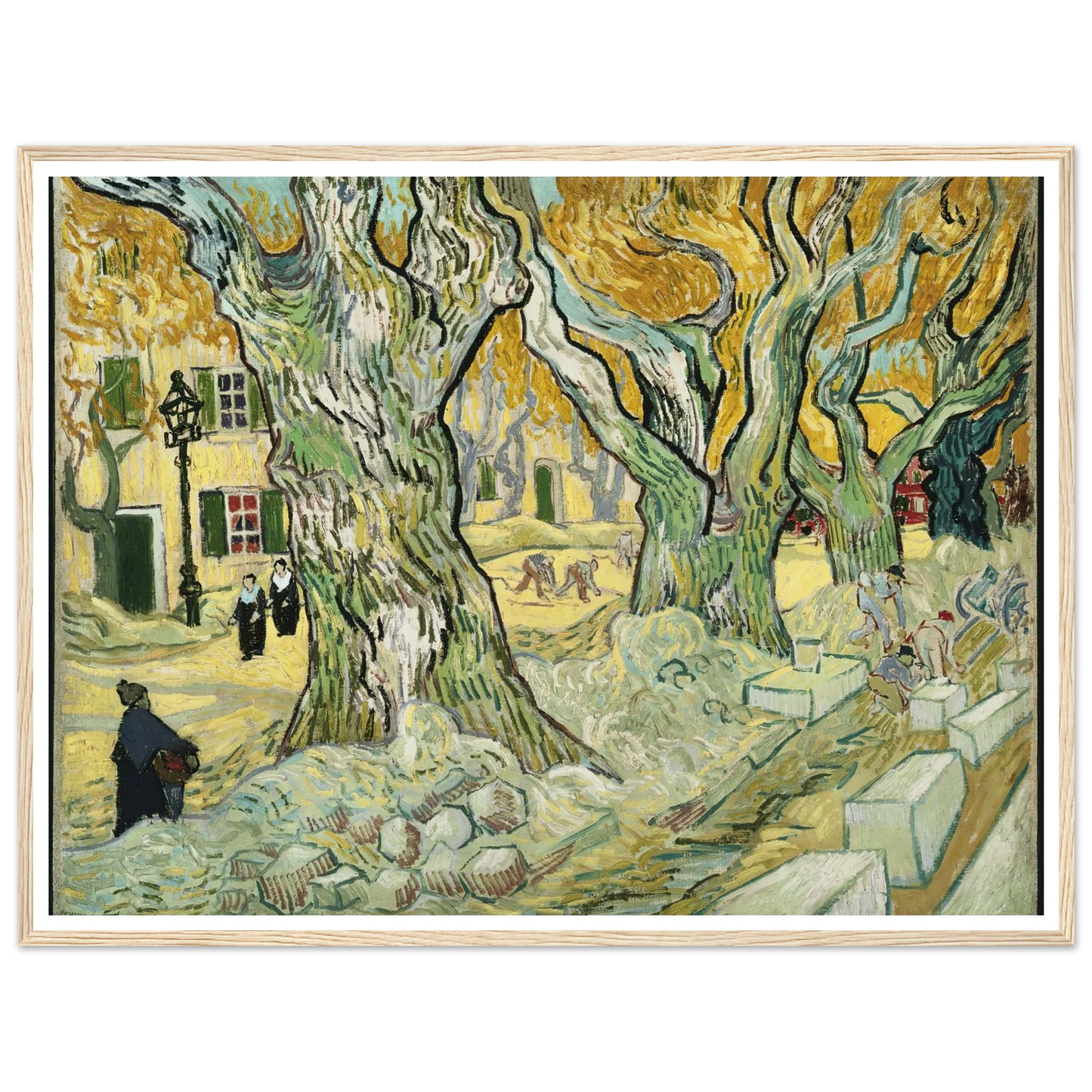 The Road Menders Art Print | Vincent van Gogh-Quipham Collections