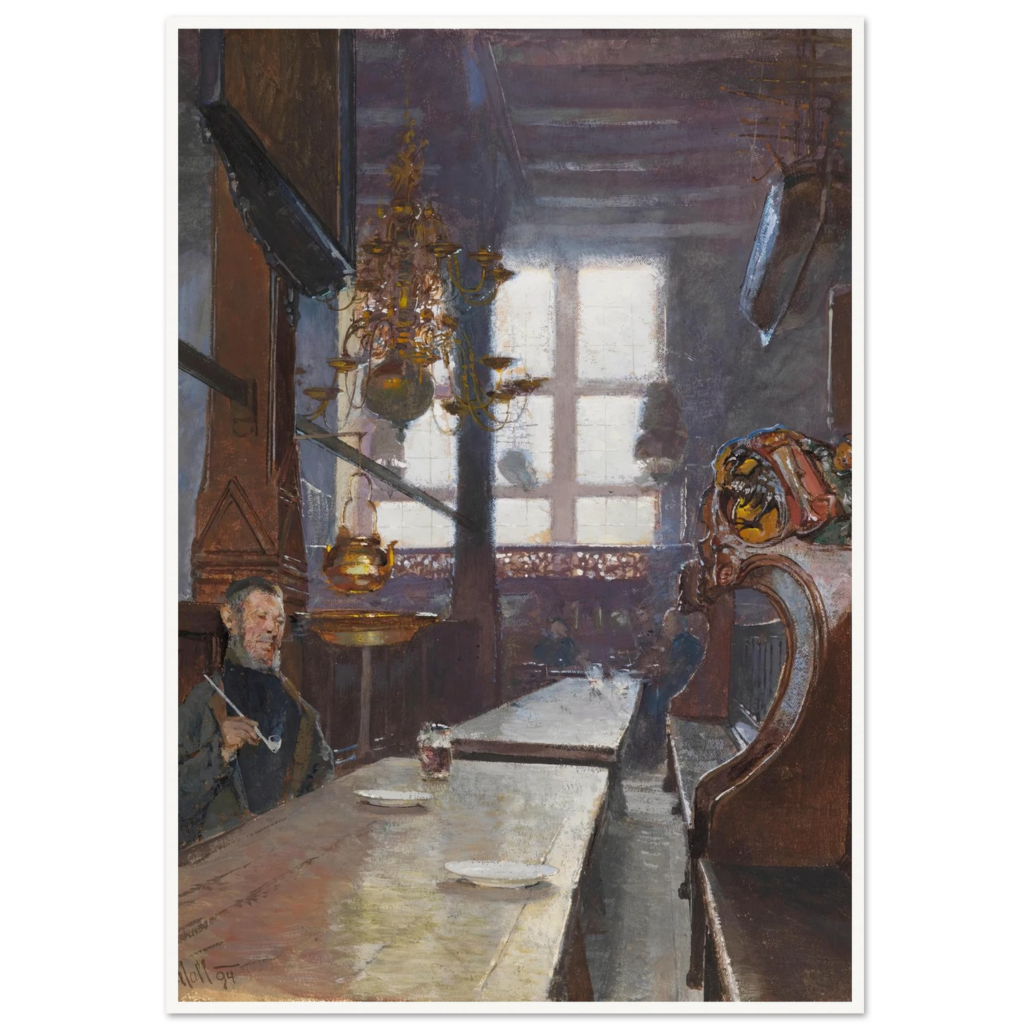 Schifferhaus in Lübeck (1894) Art Print | Carl Moll-Quipham Collections