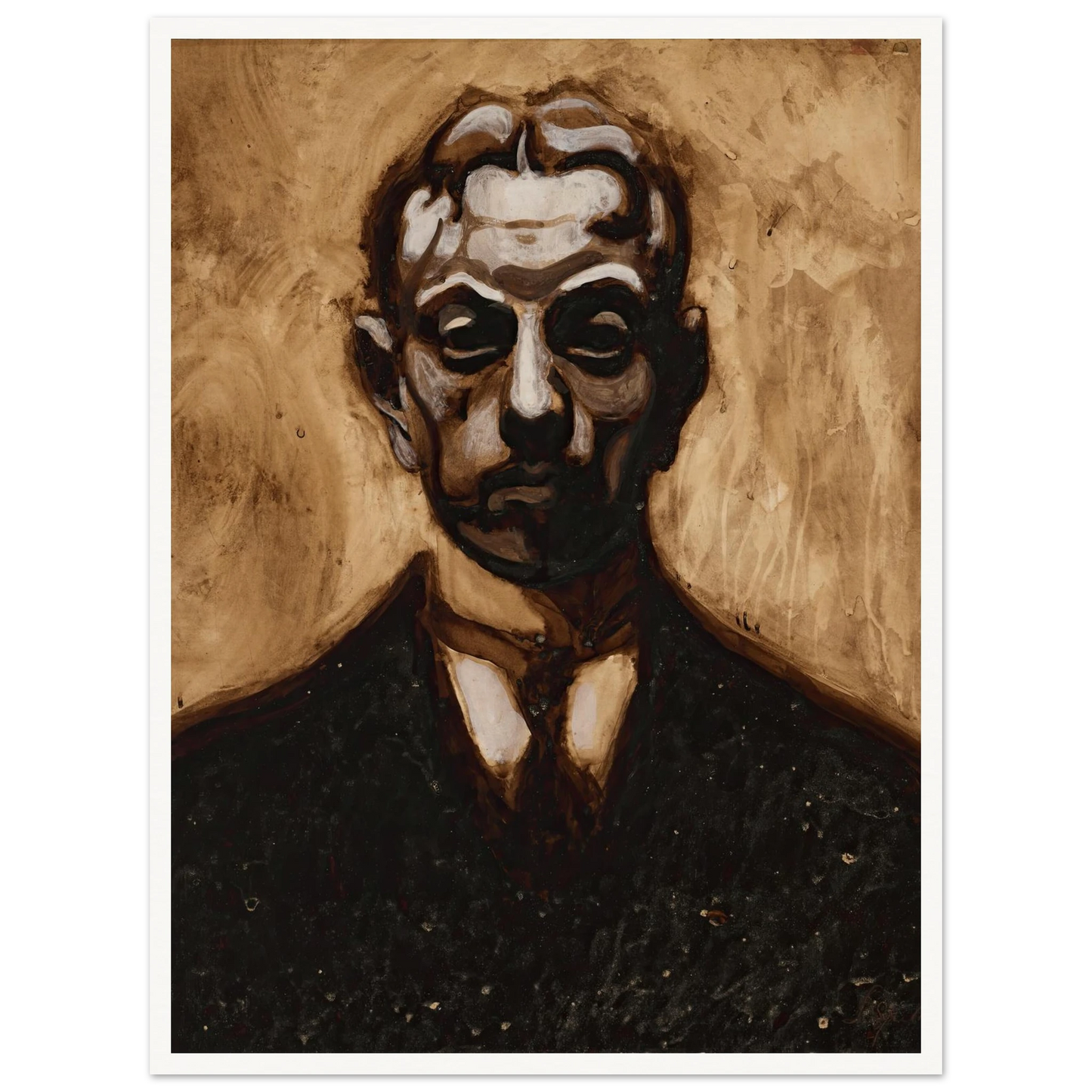 Autoportrait Art Print | Leon Spilliaert-Quipham Collections