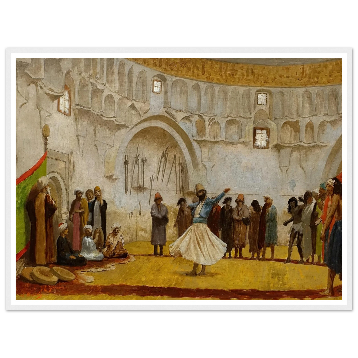 Sketch for Le derviche tourneur (The Whirling Dervish) (c. 1868-1889) Art Print | Jean Leon Gerome-Quipham Collections