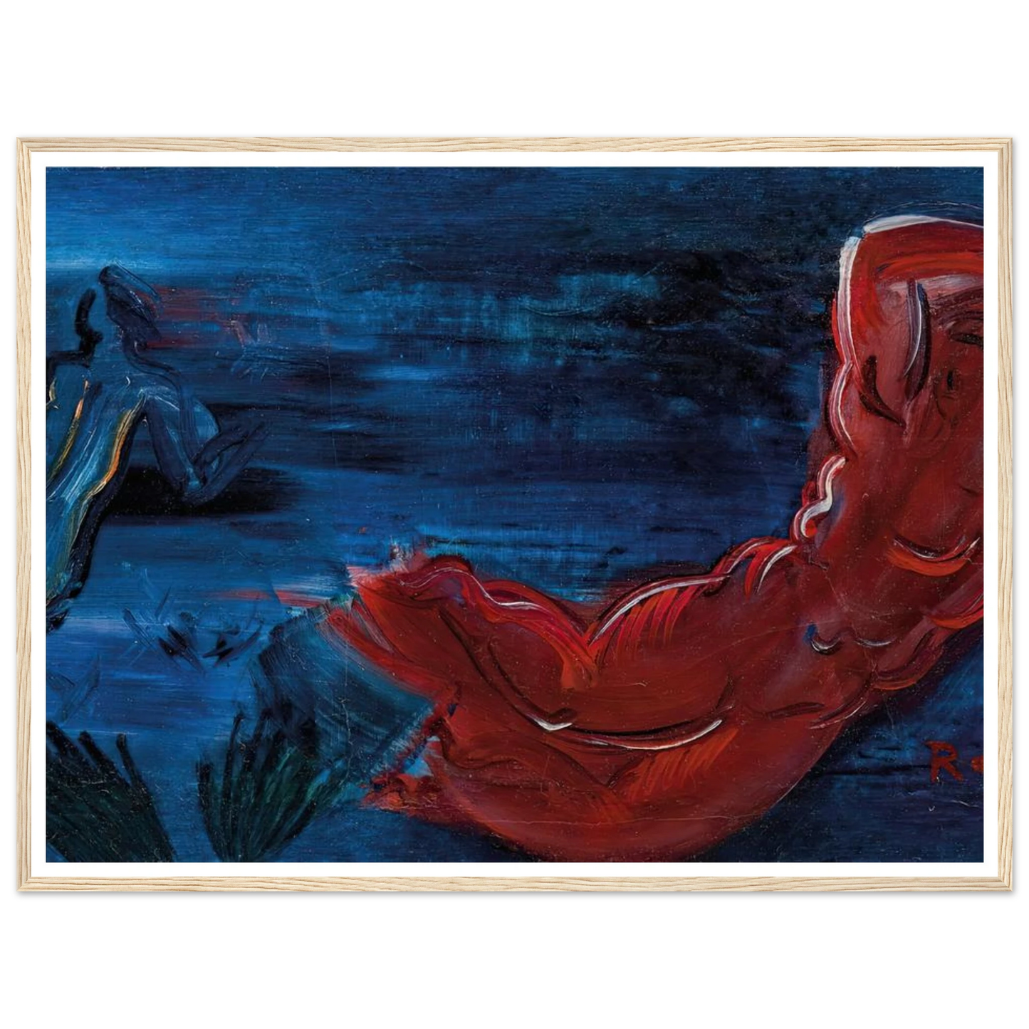 Naïade rouge (1926-30) Art Print | Raoul Dufy-Quipham Collections