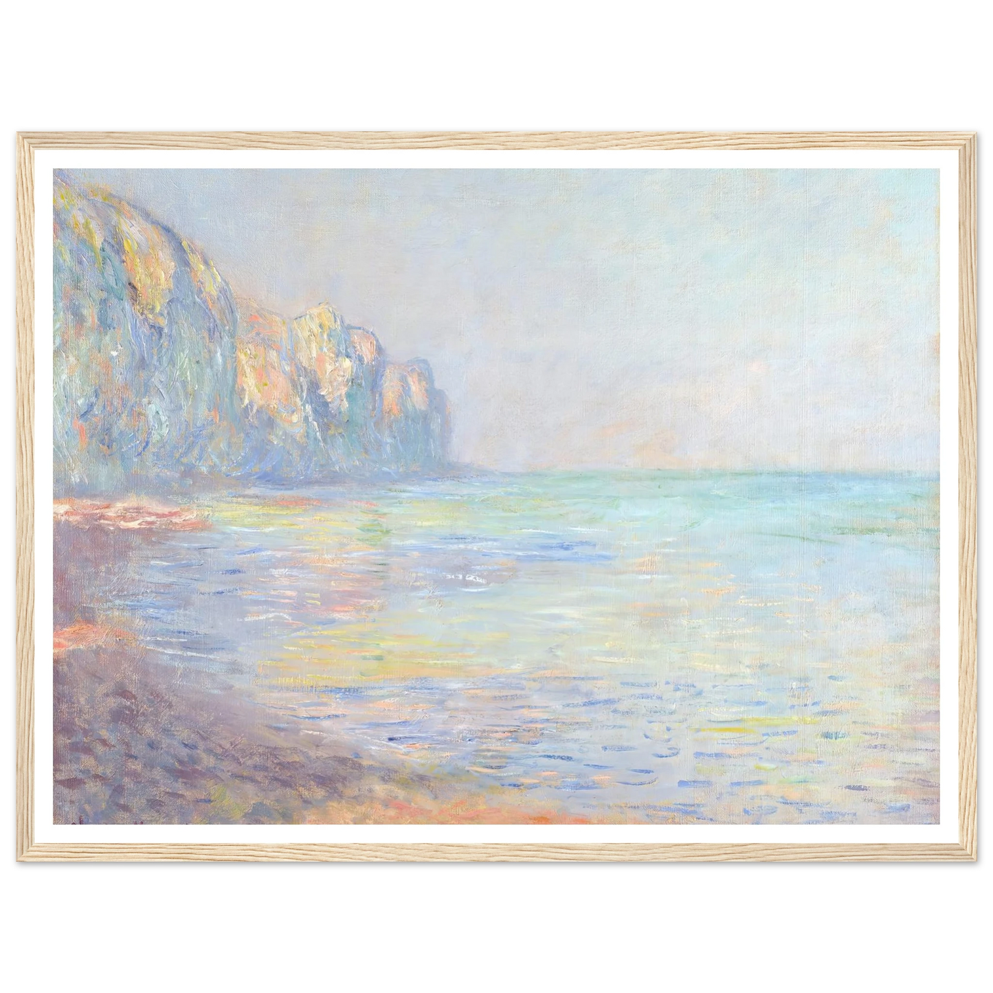 Le Matin, temps brumeux, Pourville (Misty Morning at Pourville) (1882) Art Print | Claude Monet-Quipham Collections