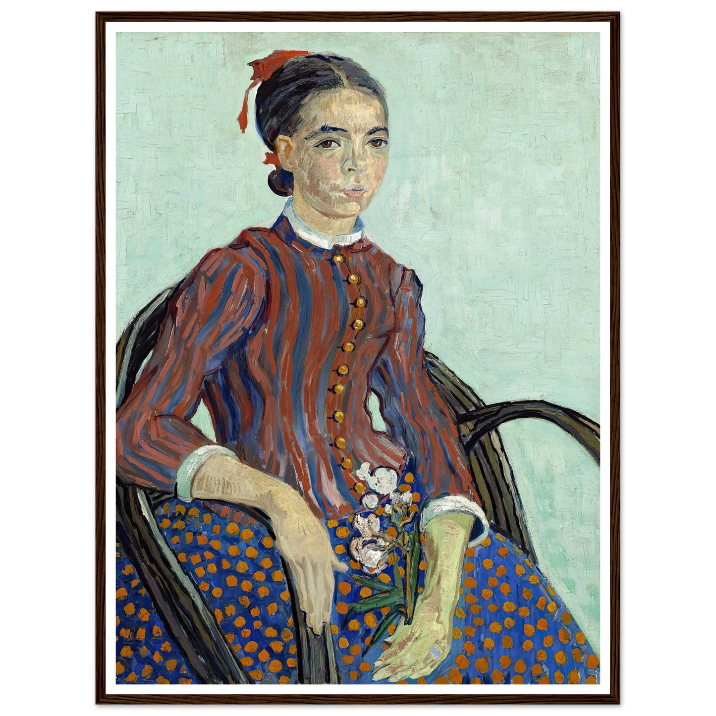 La Mousmé (1888) Art Print | Vincent van Gogh-Quipham Collections