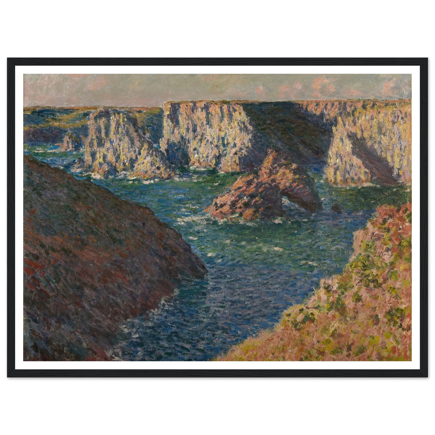 Les Rochers de Belle-Ile Art Print | Claude Monet-Quipham Collections