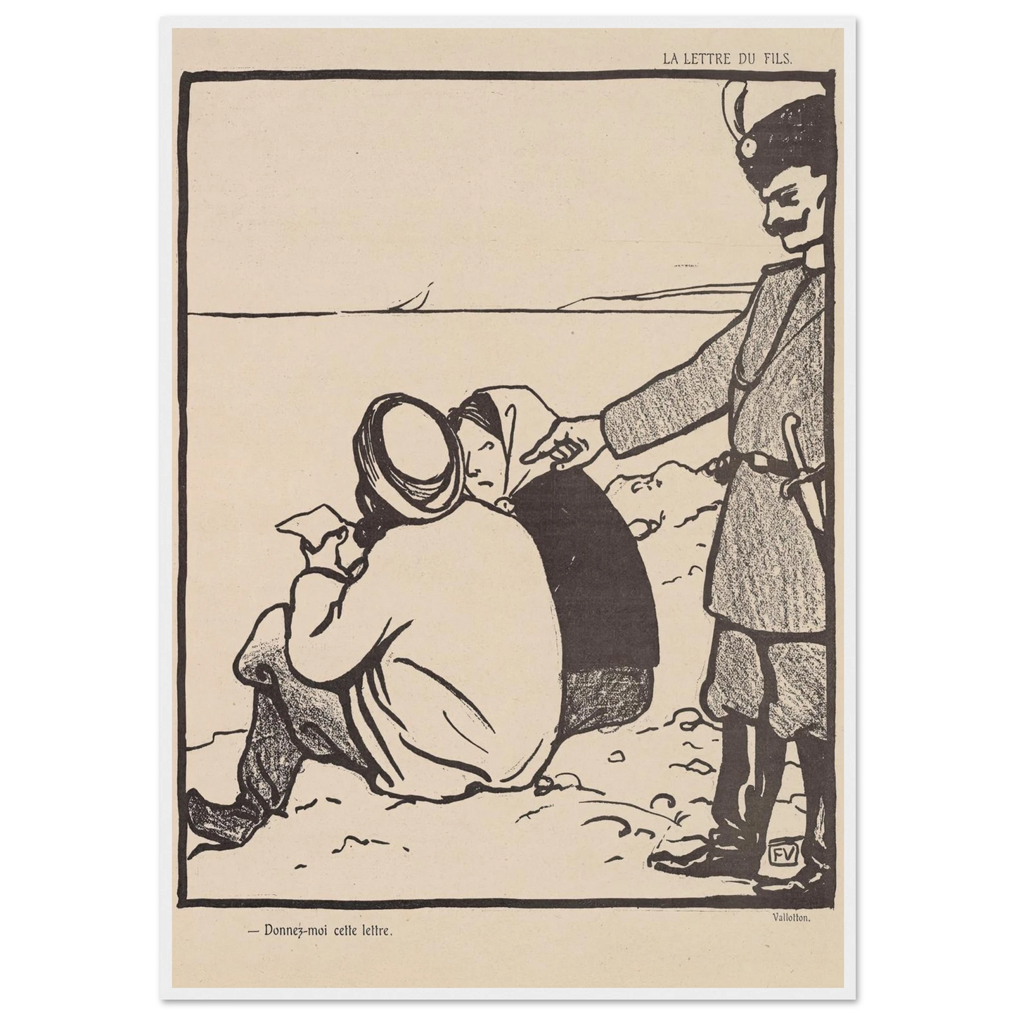 6 juin 1903 Art Print | Felix Vallotton-Quipham Collections