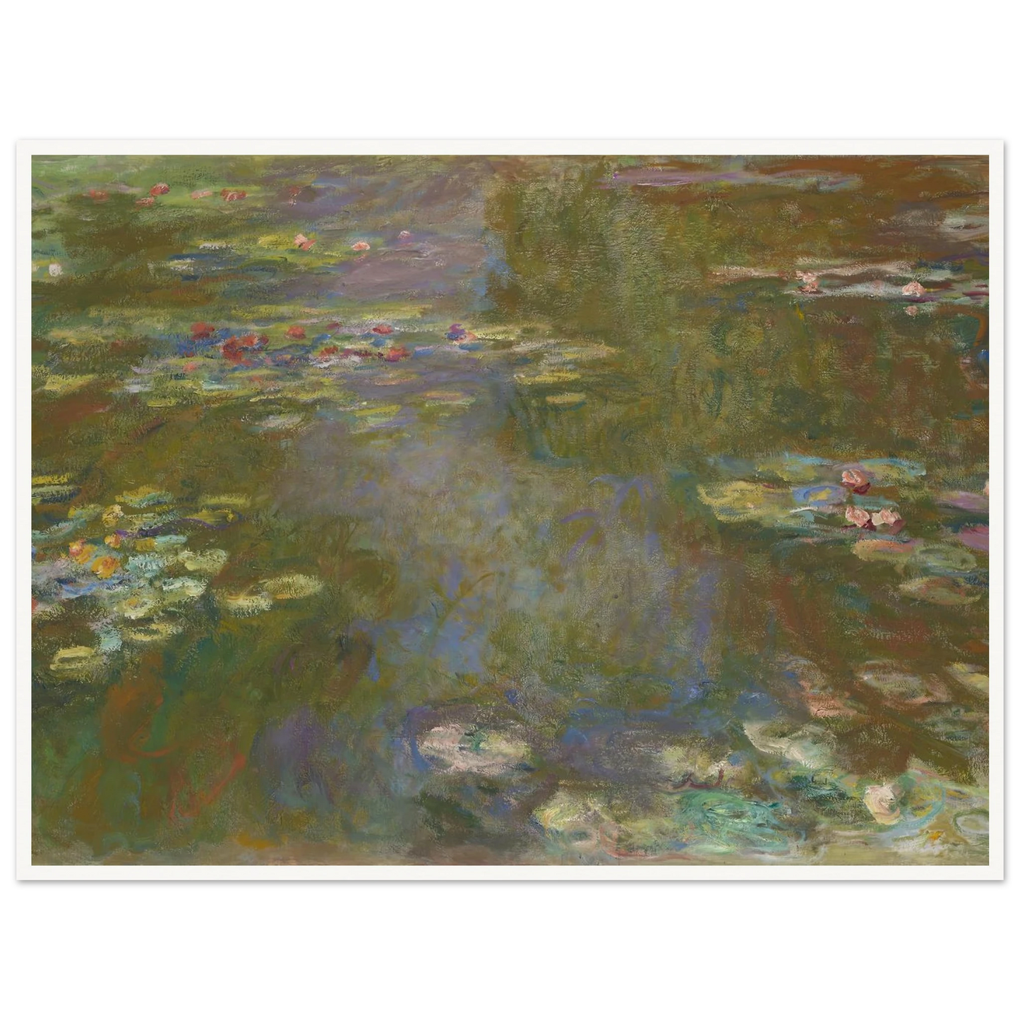 Water Lily Pond (1917-19) Art Print | Claude Monet-Quipham Collections