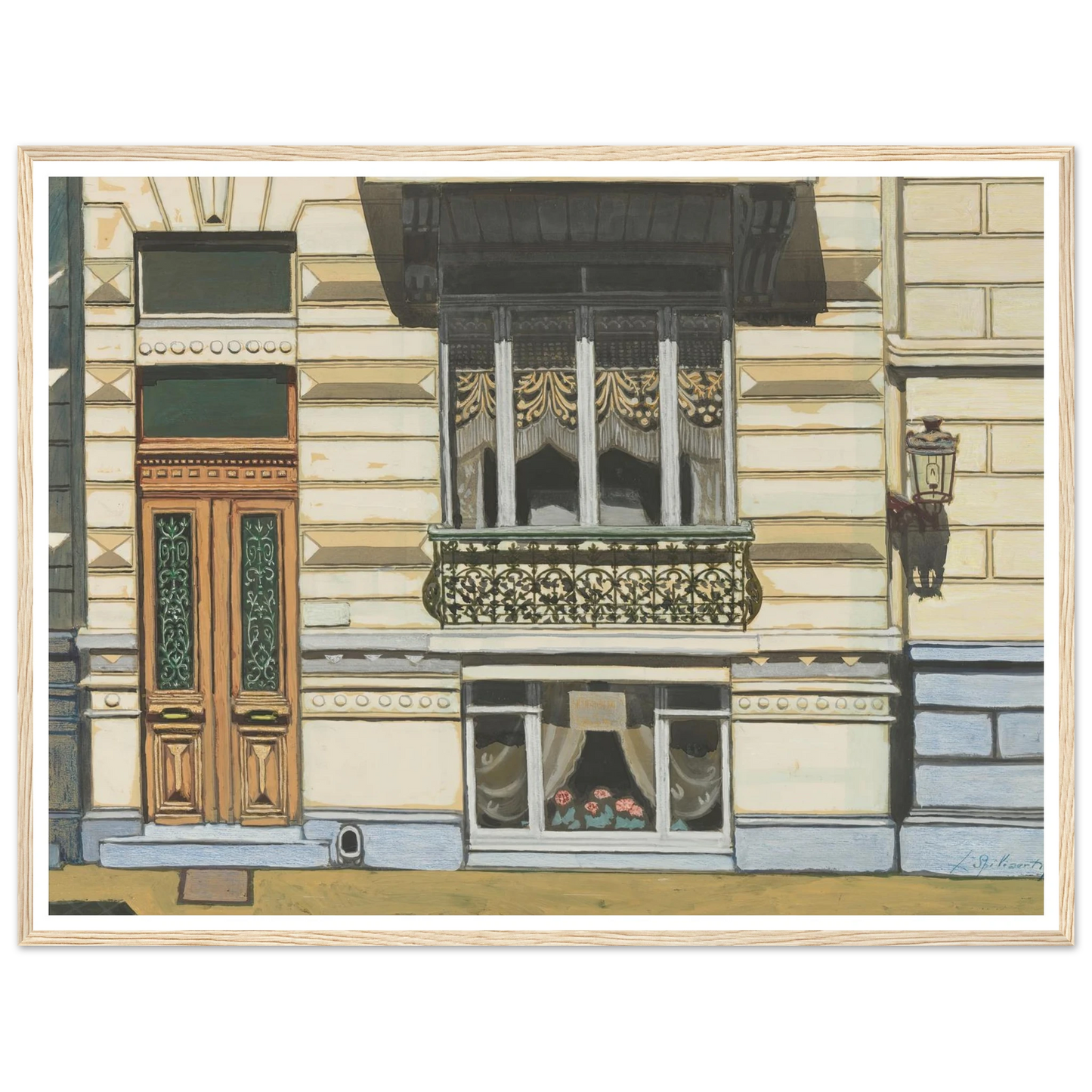 Huis in de Peter Benoitstraat, Oostende (1929) Art Print | Leon Spilliaert-Quipham Collections