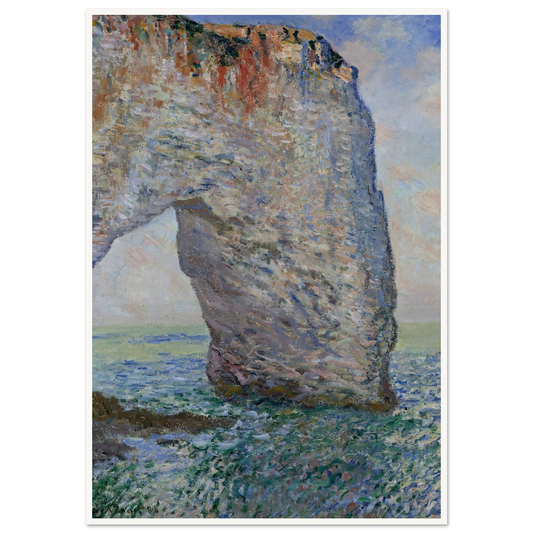 The Manneporte near Étretat (1886) Art Print | Claude Monet-Quipham Collections